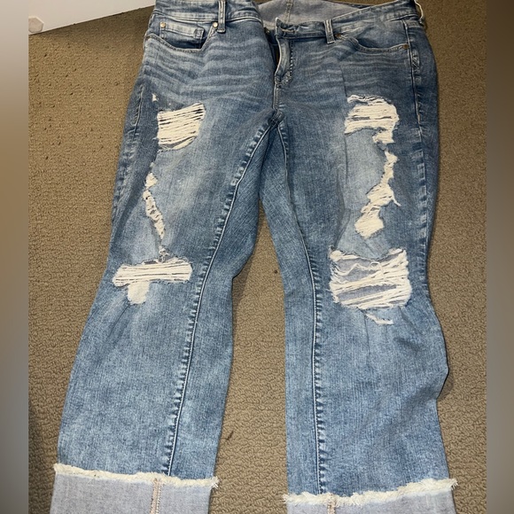 TORRID SZ 18 Crop boyfriend vintage stretch - Picture 1 of 7